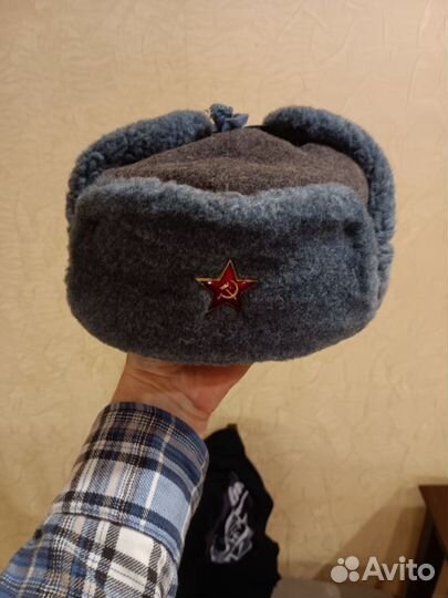 Мужская шапка военная СССР со звездой