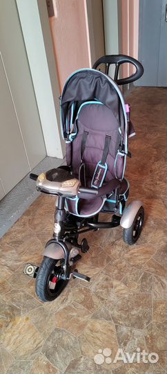 Велосипед коляска с ручкой