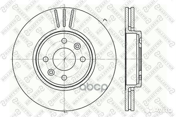 6020-3919V-SX диск тормозной переднийRenault C