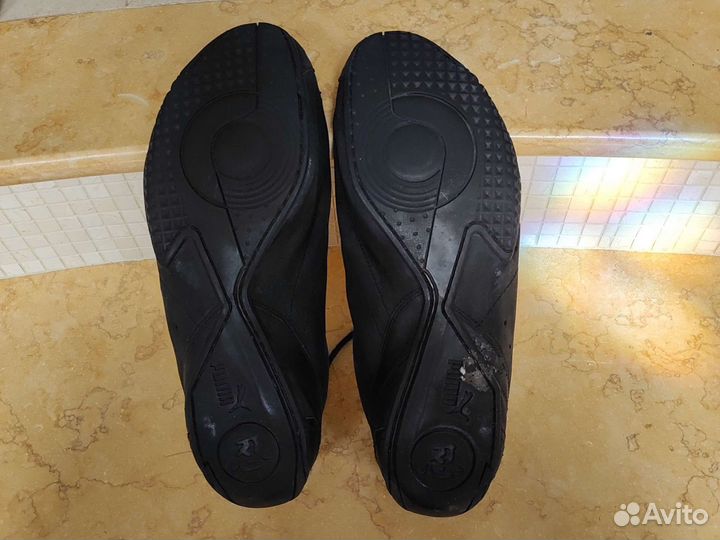 Кросовки puma, р.43,5, нат. замша, нат. кожа