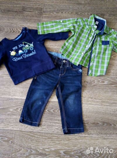 Вещи пакетом на мальчика с 6 месяцев до 1,5 года