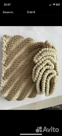 Комплект шапка и шарф женские