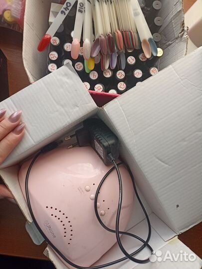 Набор для маникюра и наращивания ногтей