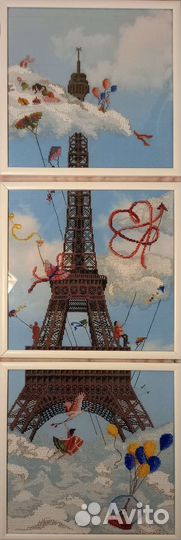 Картина вышитая крестиком 