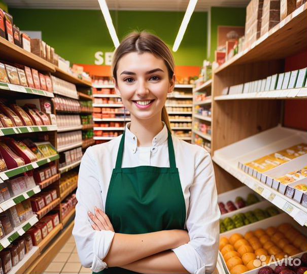 Продавец в магазин