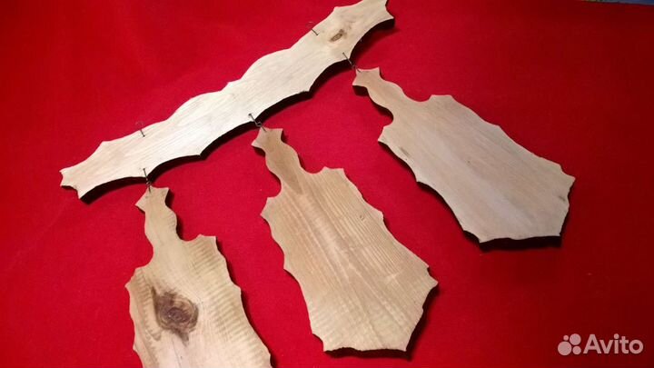 Доски разделочные на коромысле, липа 5042 см