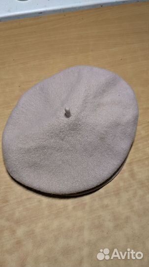 Шапочка берет теплая шерстяная