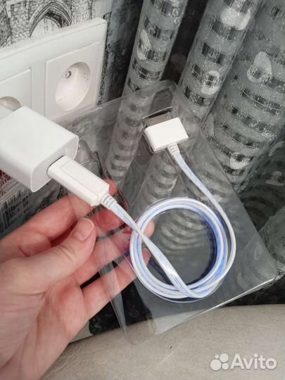 Широкий штекер/шнур для Samsung новый