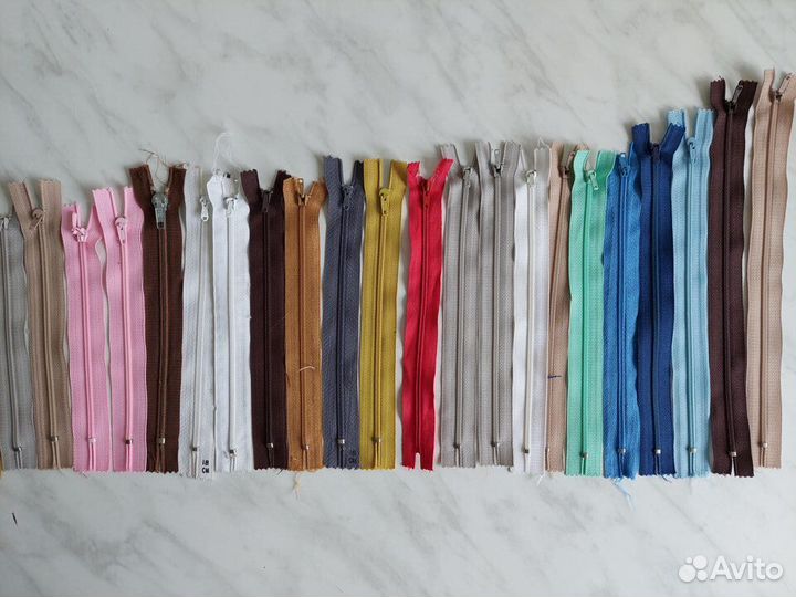 Застежка молния пакетом