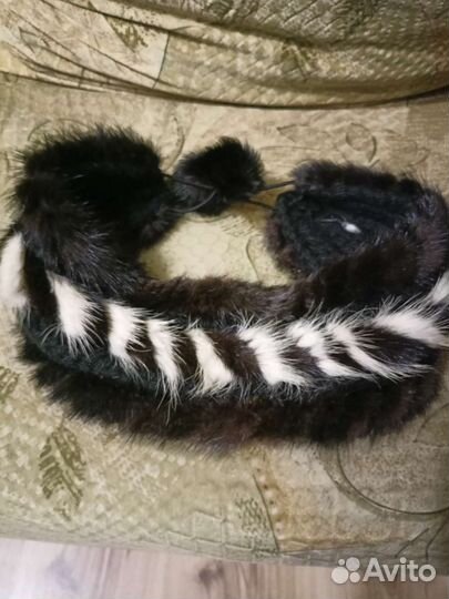 Меховая повязка на голову