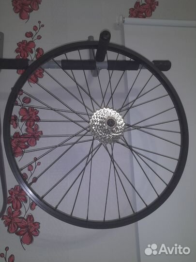 Колесо 26 дюймов, касета 7 скоростей, в сборе