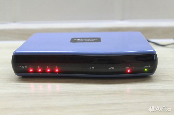 Аналоговый голосовой VoIP шлюз AudioCodes MP204B