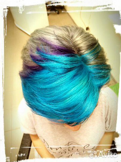 Яркие окрашивания волос