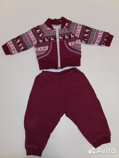 Костюм с начесом для девочки