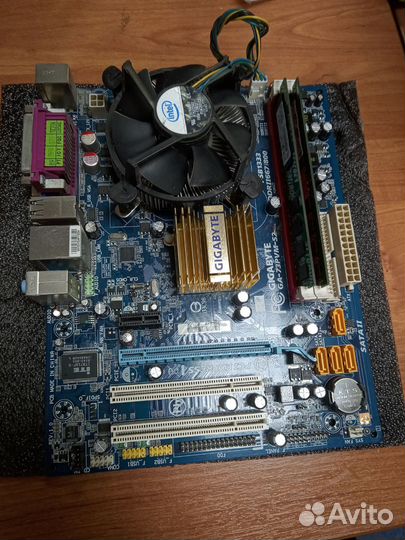 Материнская плата с процессором intel core 2 duo