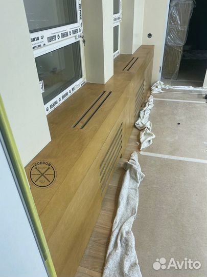 Деревянный подоконник. Экран для батареи