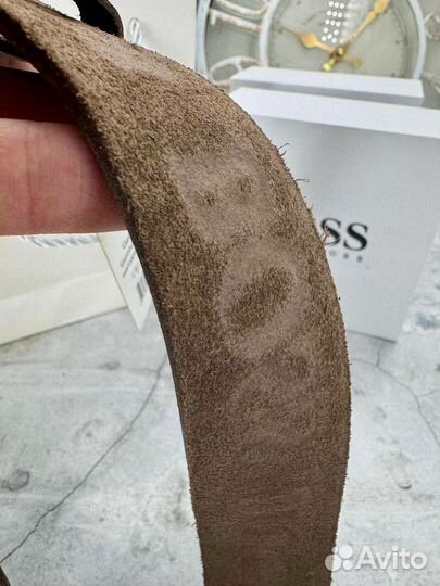 Кожаный ремень Hugo boss