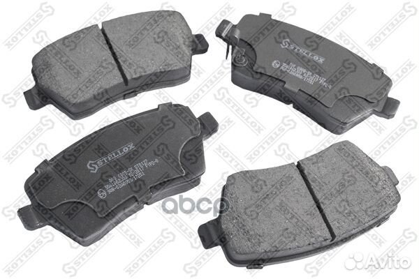 000 080B-SX колодки дисковые передние с антиск