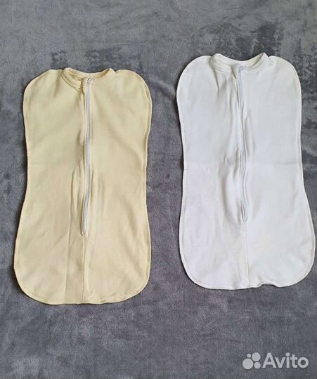 Пеленка кокон на молнии(белая)