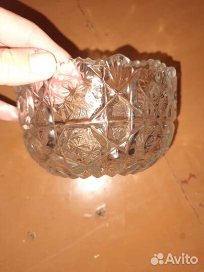 Салатник хрустальный