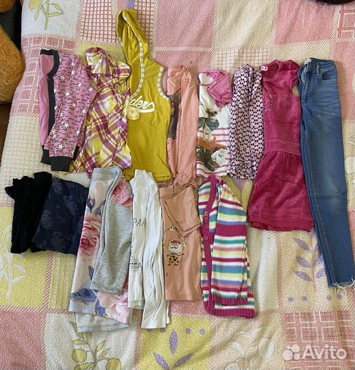 Вещи на девочку пакетом 122-134