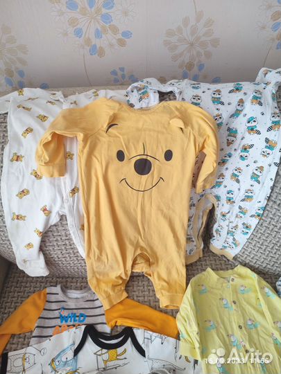 Детские вещи пакетом с 0 до 6 месяцев