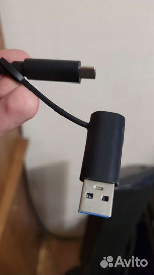 Кабель VR Link 2 в 1 (Quest 2, Pico 4 и др), 4.8м