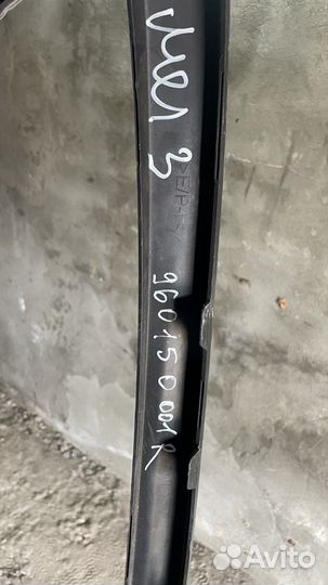 Спойлер переднего бампера Рено Меган 3