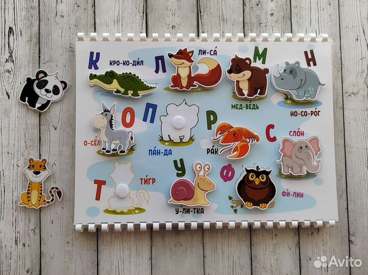 Алфавит на липучках