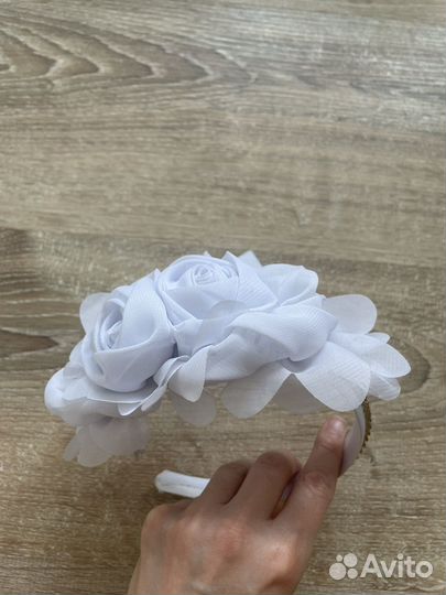 Ободок с цветами