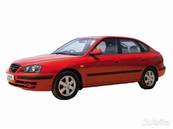 Бампер задний Hyundai Elantra 03-09, Avante 03-06 (4D SED)