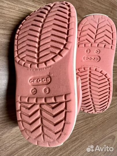 Сандалии crocs детские с8(25)оригинал сабо crocs