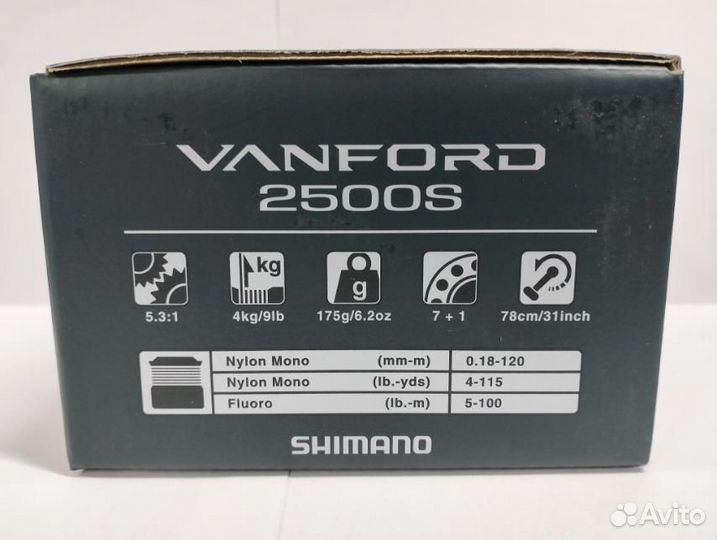 Катушка Катушка Shimano vanford 2500S (2020)