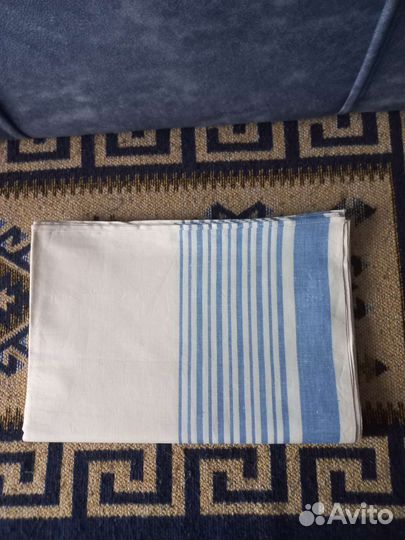 Постельное белье льняные простыни времен СССР