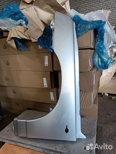 Крыло ваз 2110 левое серебристый снежная королева