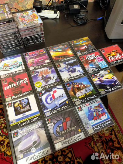 Игры Sony PlayStation 1 лицензия. Гонки