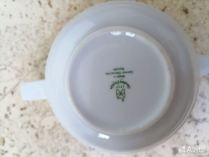 Остатки чайных сервизов СССР, столовый сервиз ГДР