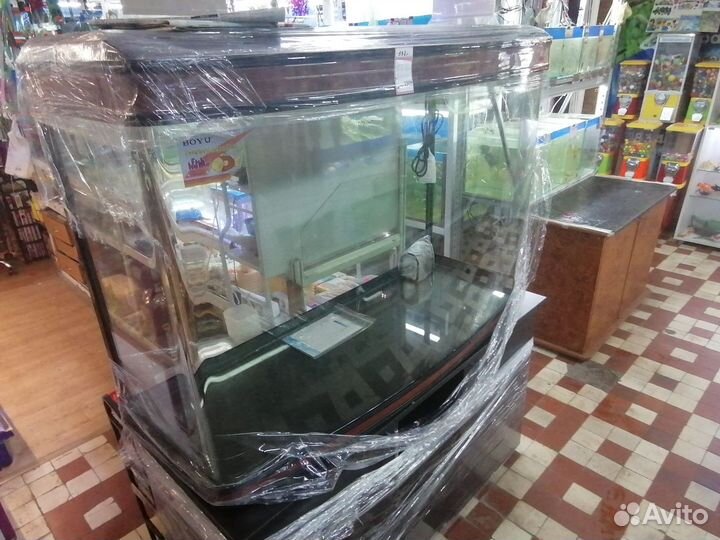 Аквариум:Джебо 3150. Махагон. и Серый