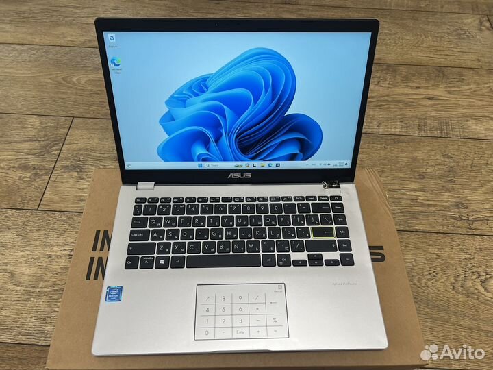 Ноутбук Asus E410M, N5030, 4, 128