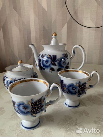 Чайный и кофейный сервиз фарфор