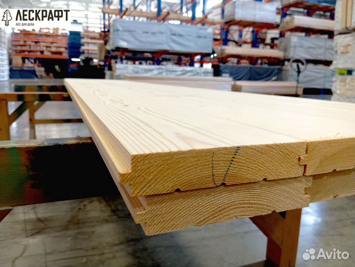 Доска пола 27*141*4000 сорт A ангарская сосна