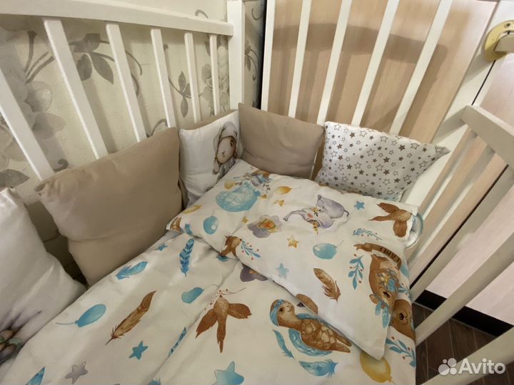 Бортики в детскую кроватку