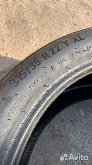 Continental ContiPremiumContact 6 315/35 R22