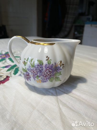 Молочник сливочник дулево сирень,молочник Полтава