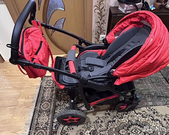 Коляска camarelo 2 в 1 универсальная