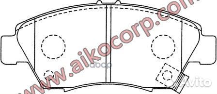 Колодки honda CR-X (1992-1998), Civic, Fit (200