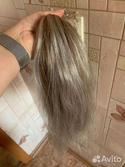 Волосы натуральные,40 см,240 капсул