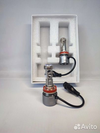 Лампочки светодиодные с линзой h11