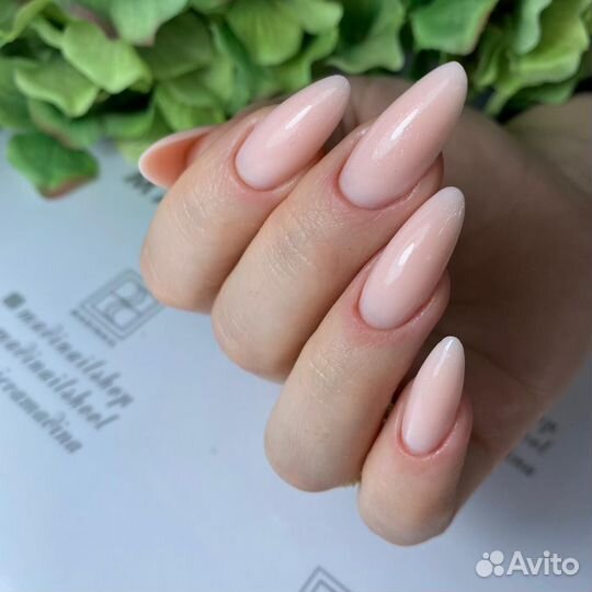 Маникюр с укреплением гель лака/наращивание