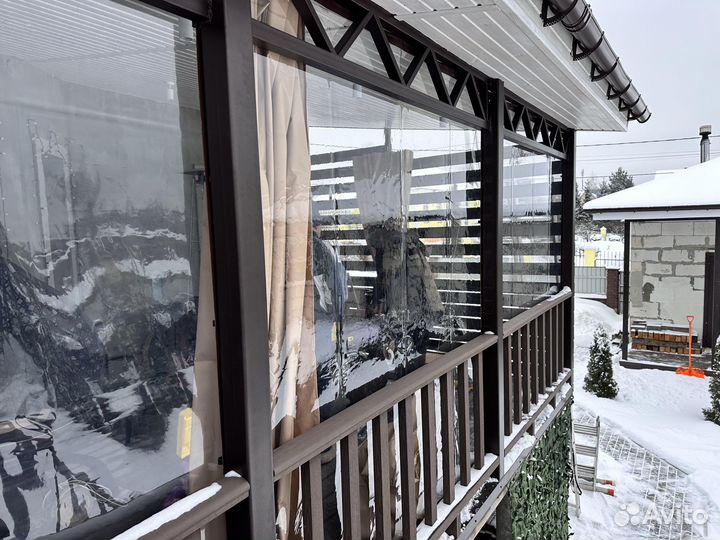 Мягкие окна на беседку, веранду, террасу